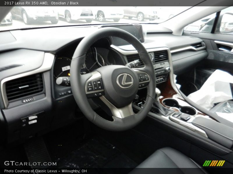 Obsidian / Black 2017 Lexus RX 350 AWD