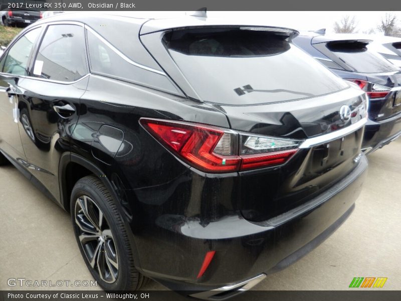 Obsidian / Black 2017 Lexus RX 350 AWD