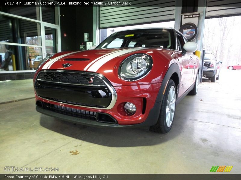 Blazing Red Metallic / Carbon Black 2017 Mini Clubman Cooper S ALL4