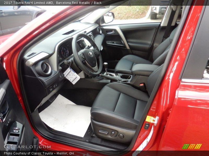 Barcelona Red Metallic / Black 2017 Toyota RAV4 Limited AWD
