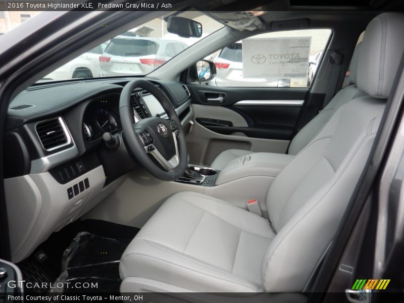 Predawn Gray Mica / Ash 2016 Toyota Highlander XLE