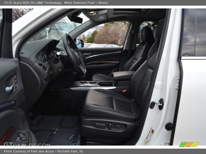 White Diamond Pearl / Ebony 2016 Acura MDX SH-AWD Technology