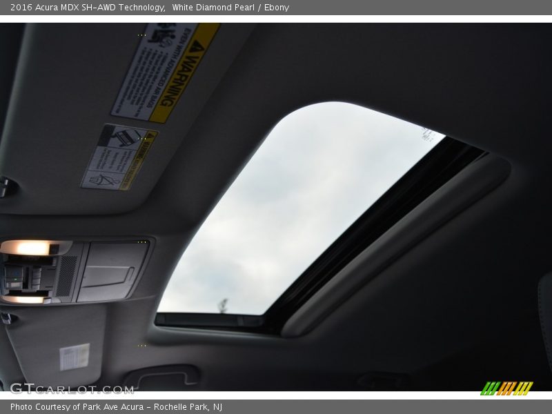 White Diamond Pearl / Ebony 2016 Acura MDX SH-AWD Technology