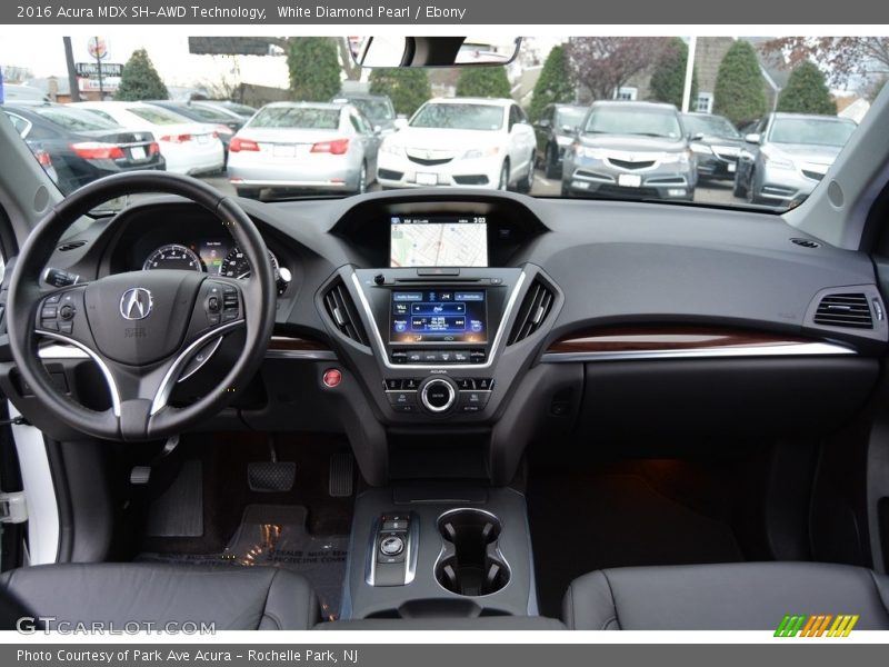 White Diamond Pearl / Ebony 2016 Acura MDX SH-AWD Technology