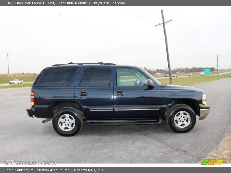 Dark Blue Metallic / Gray/Dark Charcoal 2004 Chevrolet Tahoe LS 4x4