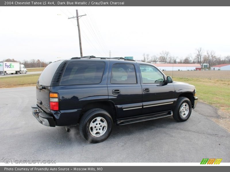 Dark Blue Metallic / Gray/Dark Charcoal 2004 Chevrolet Tahoe LS 4x4