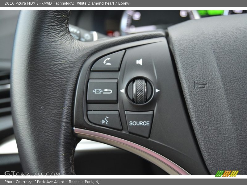 White Diamond Pearl / Ebony 2016 Acura MDX SH-AWD Technology