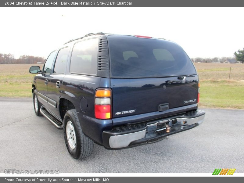 Dark Blue Metallic / Gray/Dark Charcoal 2004 Chevrolet Tahoe LS 4x4