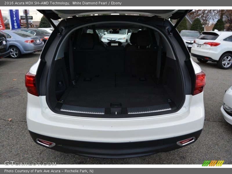 White Diamond Pearl / Ebony 2016 Acura MDX SH-AWD Technology