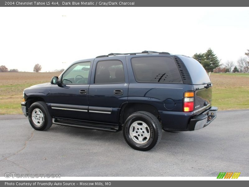 Dark Blue Metallic / Gray/Dark Charcoal 2004 Chevrolet Tahoe LS 4x4