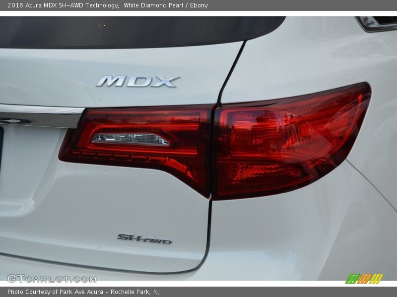 White Diamond Pearl / Ebony 2016 Acura MDX SH-AWD Technology