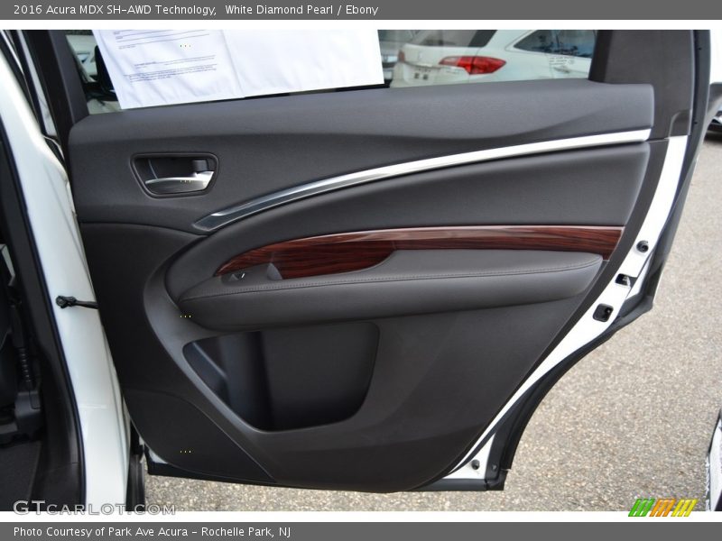 White Diamond Pearl / Ebony 2016 Acura MDX SH-AWD Technology