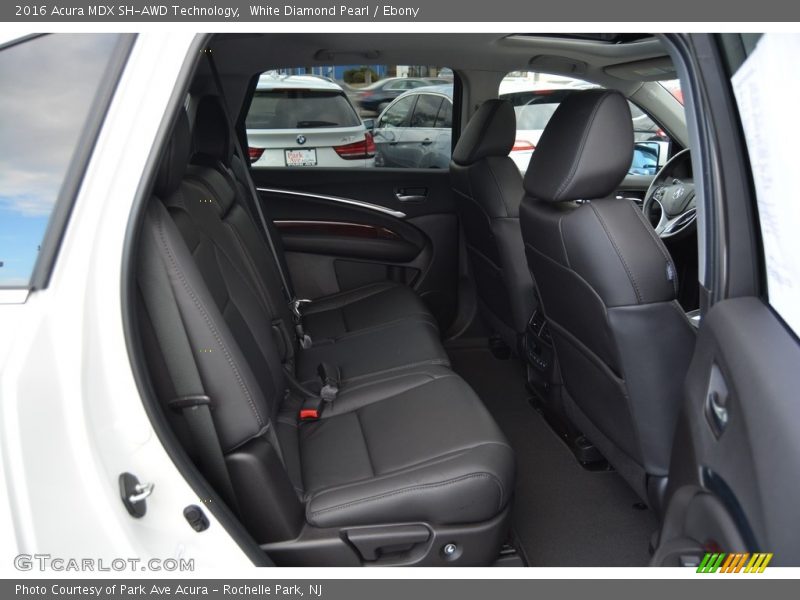 White Diamond Pearl / Ebony 2016 Acura MDX SH-AWD Technology