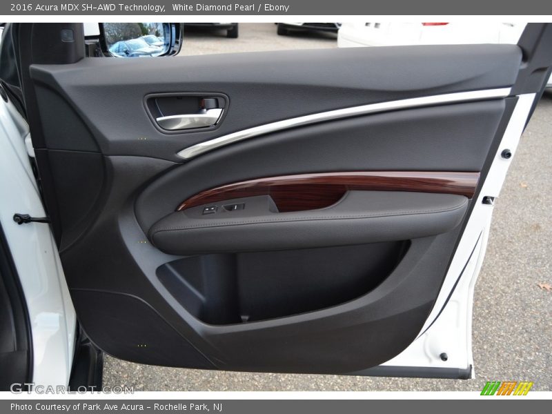 White Diamond Pearl / Ebony 2016 Acura MDX SH-AWD Technology