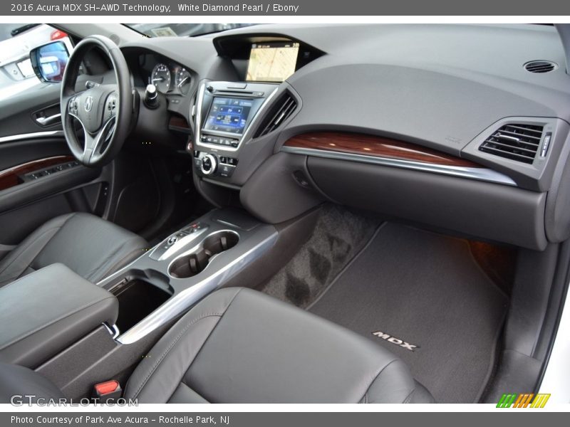 White Diamond Pearl / Ebony 2016 Acura MDX SH-AWD Technology
