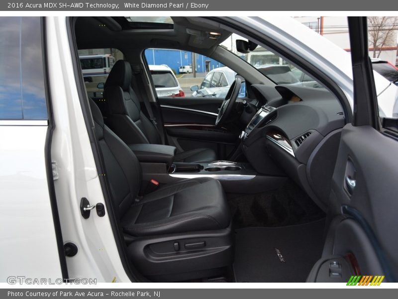 White Diamond Pearl / Ebony 2016 Acura MDX SH-AWD Technology