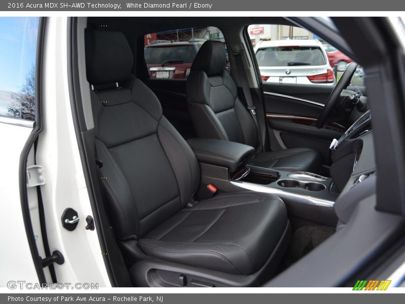 White Diamond Pearl / Ebony 2016 Acura MDX SH-AWD Technology