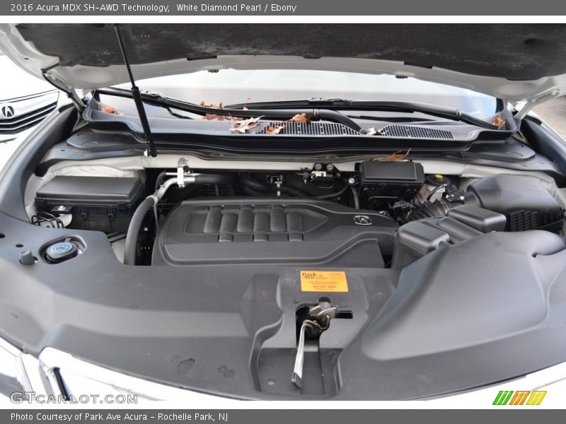 White Diamond Pearl / Ebony 2016 Acura MDX SH-AWD Technology