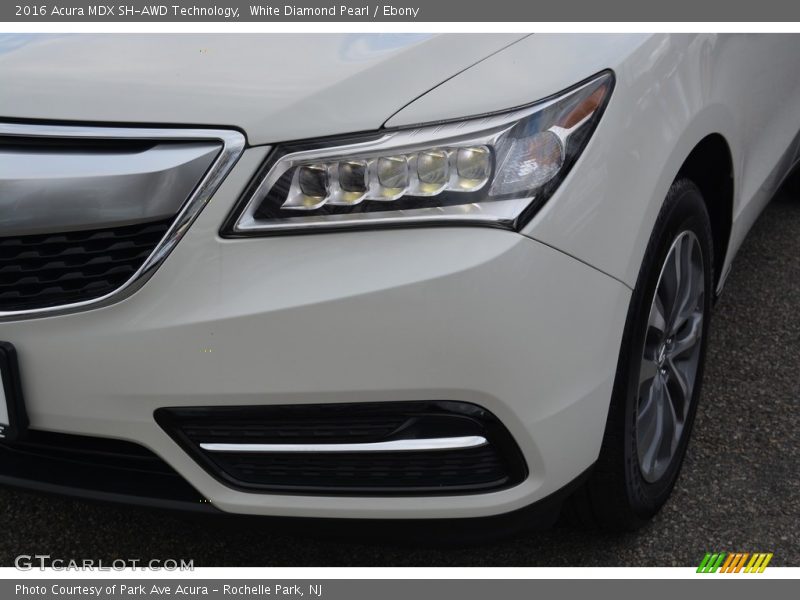 White Diamond Pearl / Ebony 2016 Acura MDX SH-AWD Technology