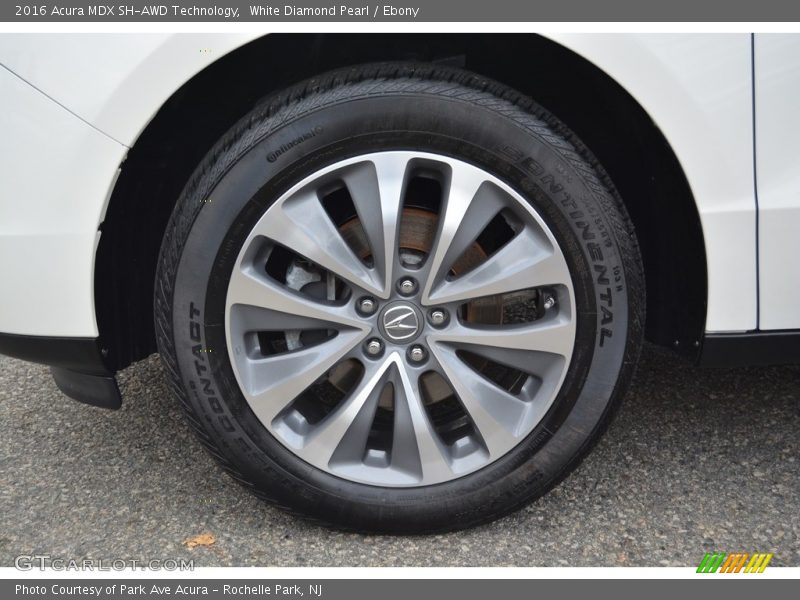 White Diamond Pearl / Ebony 2016 Acura MDX SH-AWD Technology
