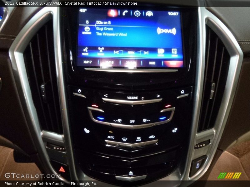 Crystal Red Tintcoat / Shale/Brownstone 2013 Cadillac SRX Luxury AWD