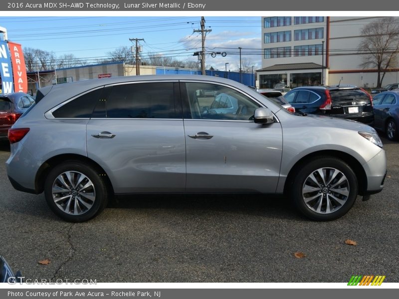 Lunar Silver Metallic / Ebony 2016 Acura MDX SH-AWD Technology