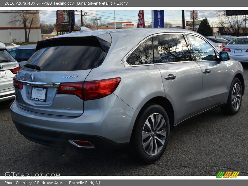 Lunar Silver Metallic / Ebony 2016 Acura MDX SH-AWD Technology