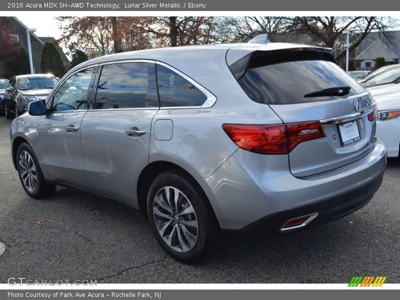 Lunar Silver Metallic / Ebony 2016 Acura MDX SH-AWD Technology