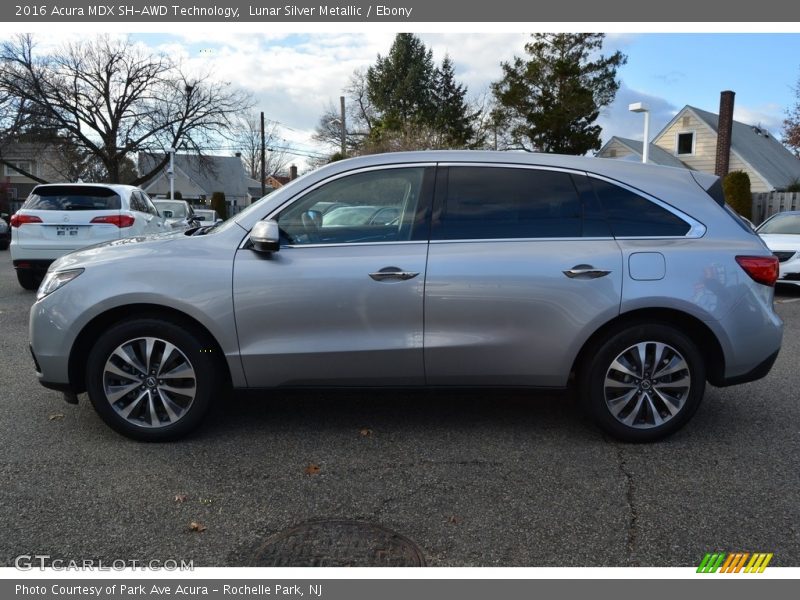 Lunar Silver Metallic / Ebony 2016 Acura MDX SH-AWD Technology