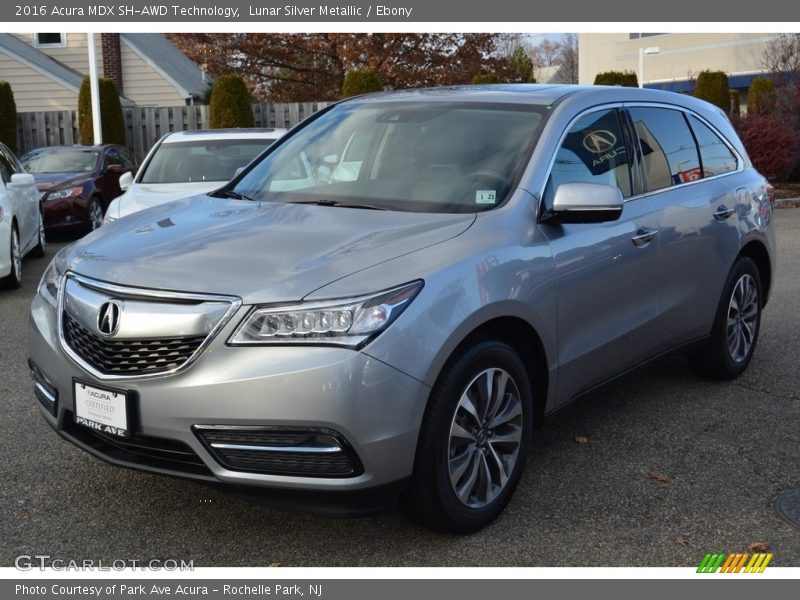 Lunar Silver Metallic / Ebony 2016 Acura MDX SH-AWD Technology