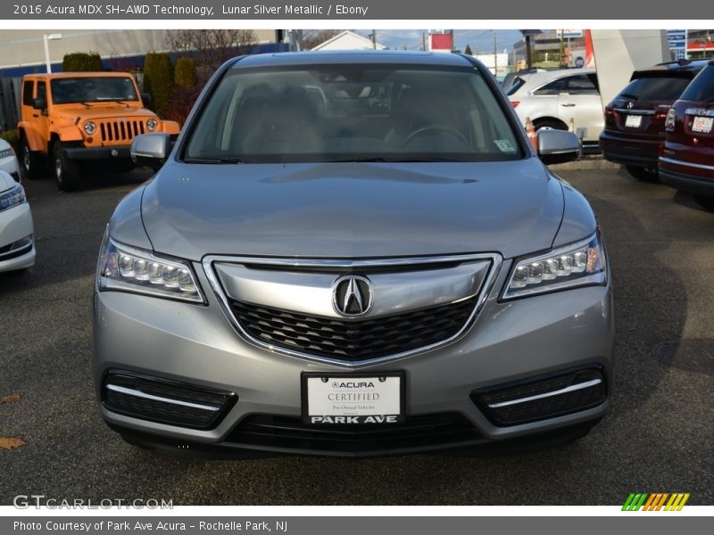 Lunar Silver Metallic / Ebony 2016 Acura MDX SH-AWD Technology