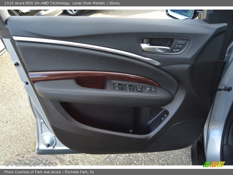 Lunar Silver Metallic / Ebony 2016 Acura MDX SH-AWD Technology