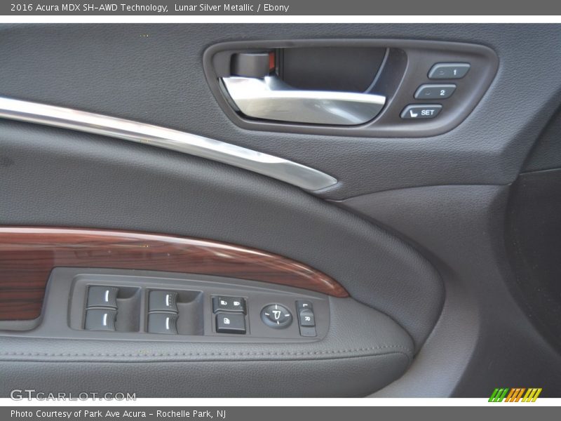 Lunar Silver Metallic / Ebony 2016 Acura MDX SH-AWD Technology