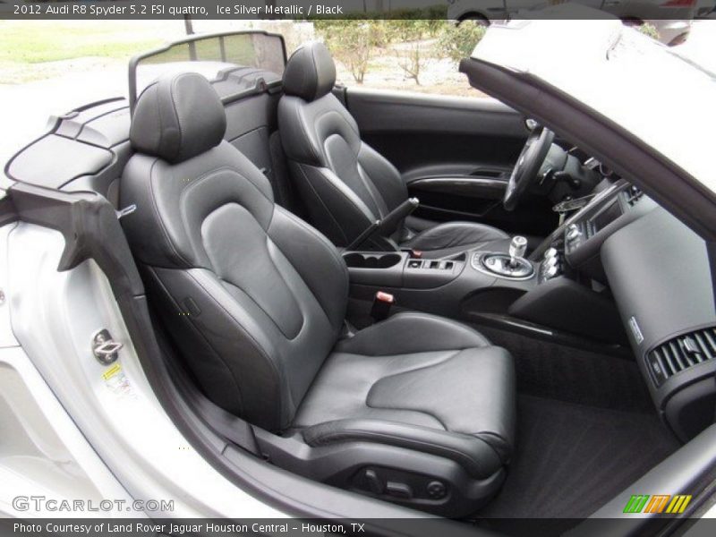 Ice Silver Metallic / Black 2012 Audi R8 Spyder 5.2 FSI quattro