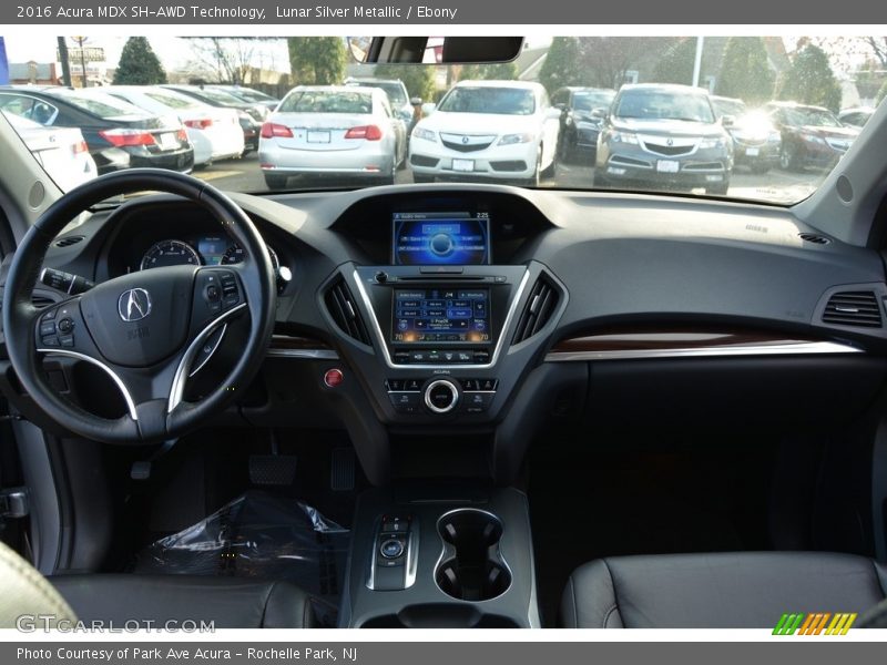 Lunar Silver Metallic / Ebony 2016 Acura MDX SH-AWD Technology