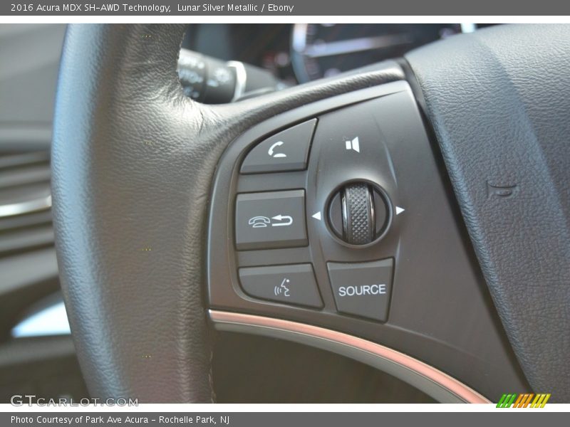 Lunar Silver Metallic / Ebony 2016 Acura MDX SH-AWD Technology