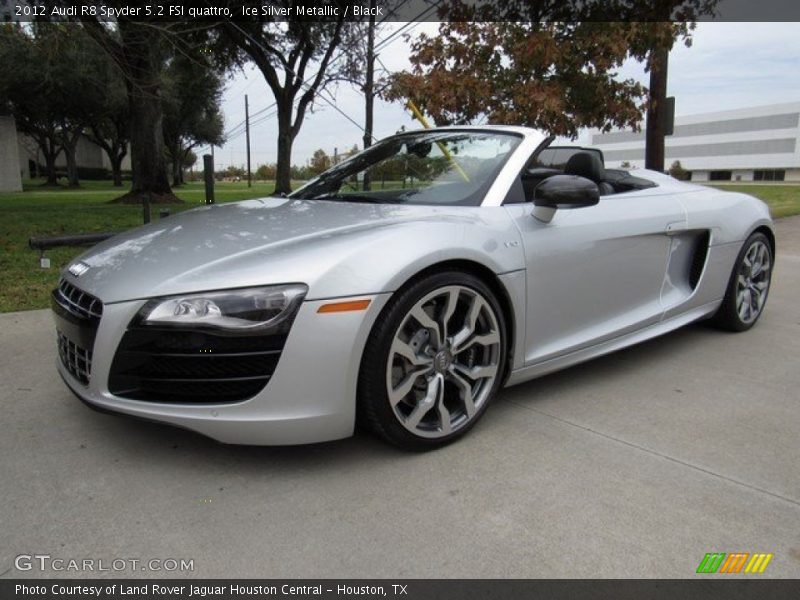 Ice Silver Metallic / Black 2012 Audi R8 Spyder 5.2 FSI quattro