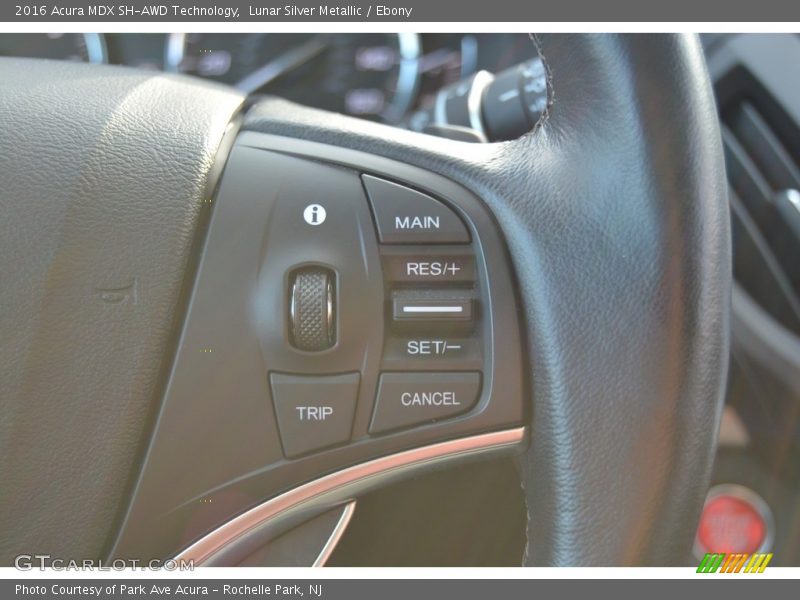 Lunar Silver Metallic / Ebony 2016 Acura MDX SH-AWD Technology