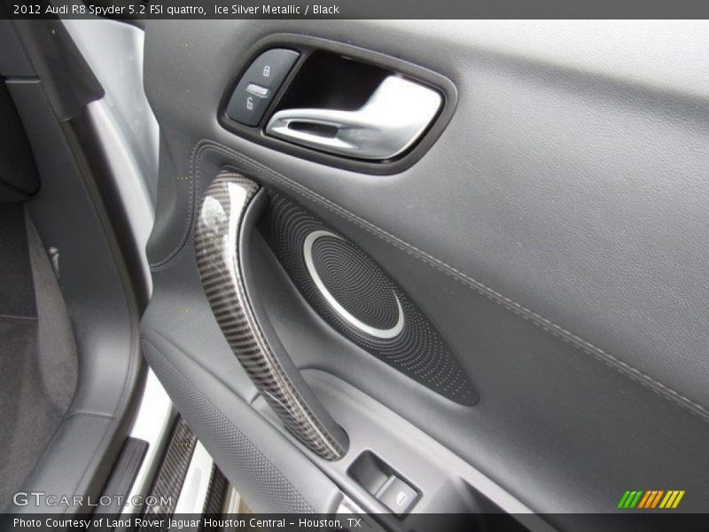 Ice Silver Metallic / Black 2012 Audi R8 Spyder 5.2 FSI quattro