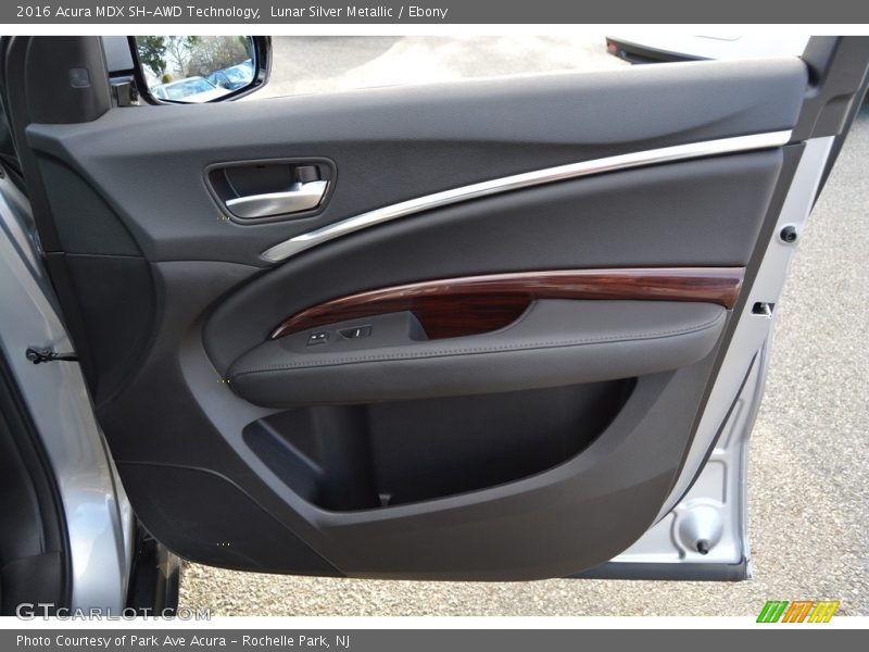 Lunar Silver Metallic / Ebony 2016 Acura MDX SH-AWD Technology