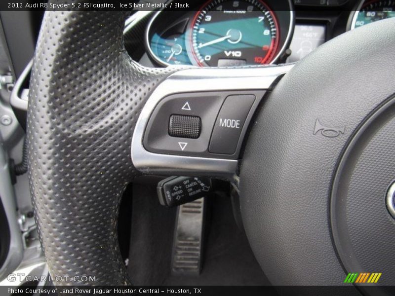 Ice Silver Metallic / Black 2012 Audi R8 Spyder 5.2 FSI quattro