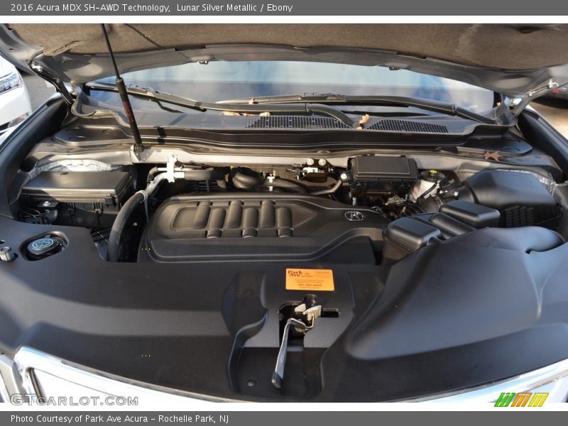 Lunar Silver Metallic / Ebony 2016 Acura MDX SH-AWD Technology