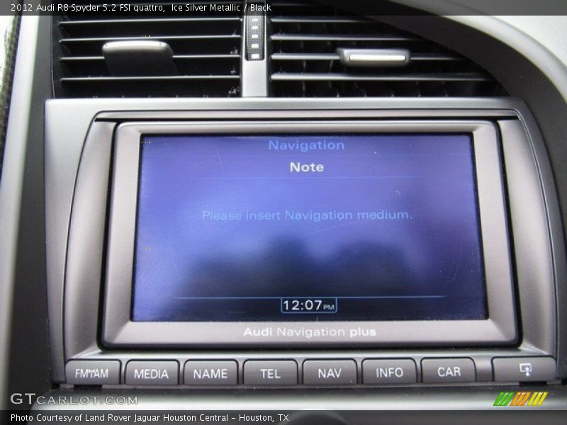 Ice Silver Metallic / Black 2012 Audi R8 Spyder 5.2 FSI quattro