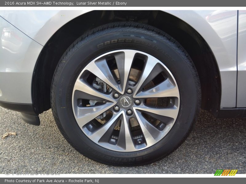 Lunar Silver Metallic / Ebony 2016 Acura MDX SH-AWD Technology