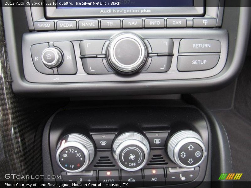 Ice Silver Metallic / Black 2012 Audi R8 Spyder 5.2 FSI quattro