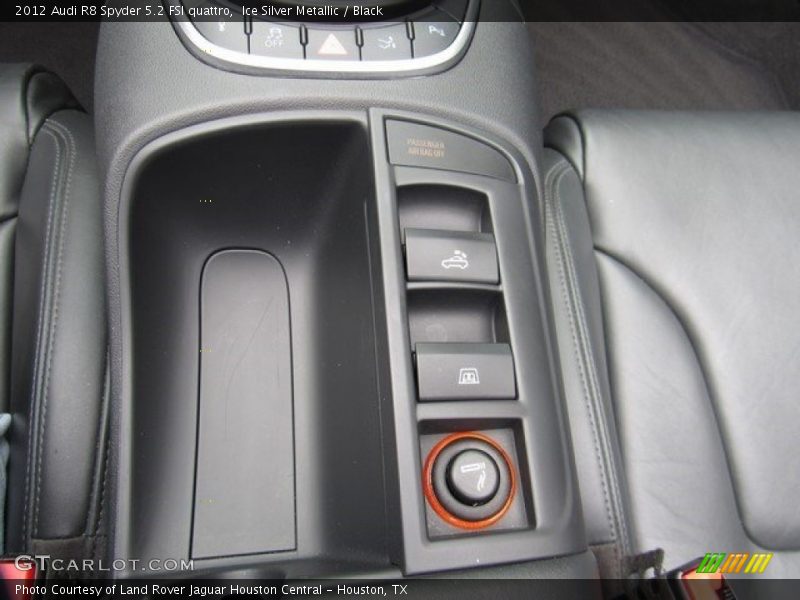 Ice Silver Metallic / Black 2012 Audi R8 Spyder 5.2 FSI quattro