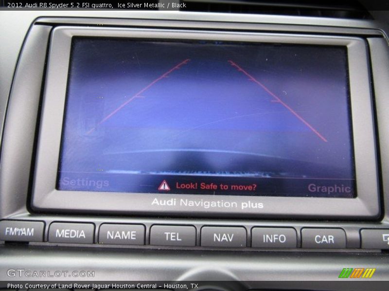 Ice Silver Metallic / Black 2012 Audi R8 Spyder 5.2 FSI quattro