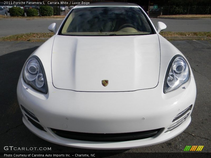 Carrara White / Luxor Beige 2011 Porsche Panamera S