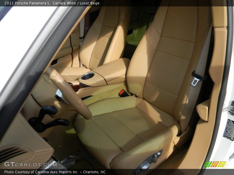Carrara White / Luxor Beige 2011 Porsche Panamera S