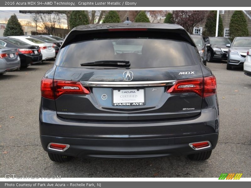 Graphite Luster Metallic / Ebony 2016 Acura MDX SH-AWD Technology